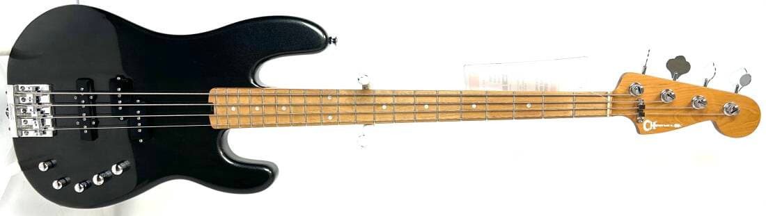 Charvel Guitars Pro-Mod San Dimas Bass PJ IV, Caramelized Maple Fingerboard - Metallic Black