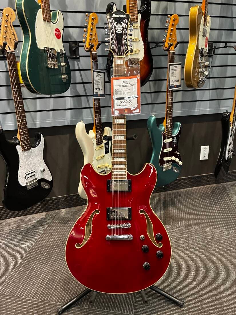 IBANEZ AS ARTCORE 12STR TR. CHERRY RED