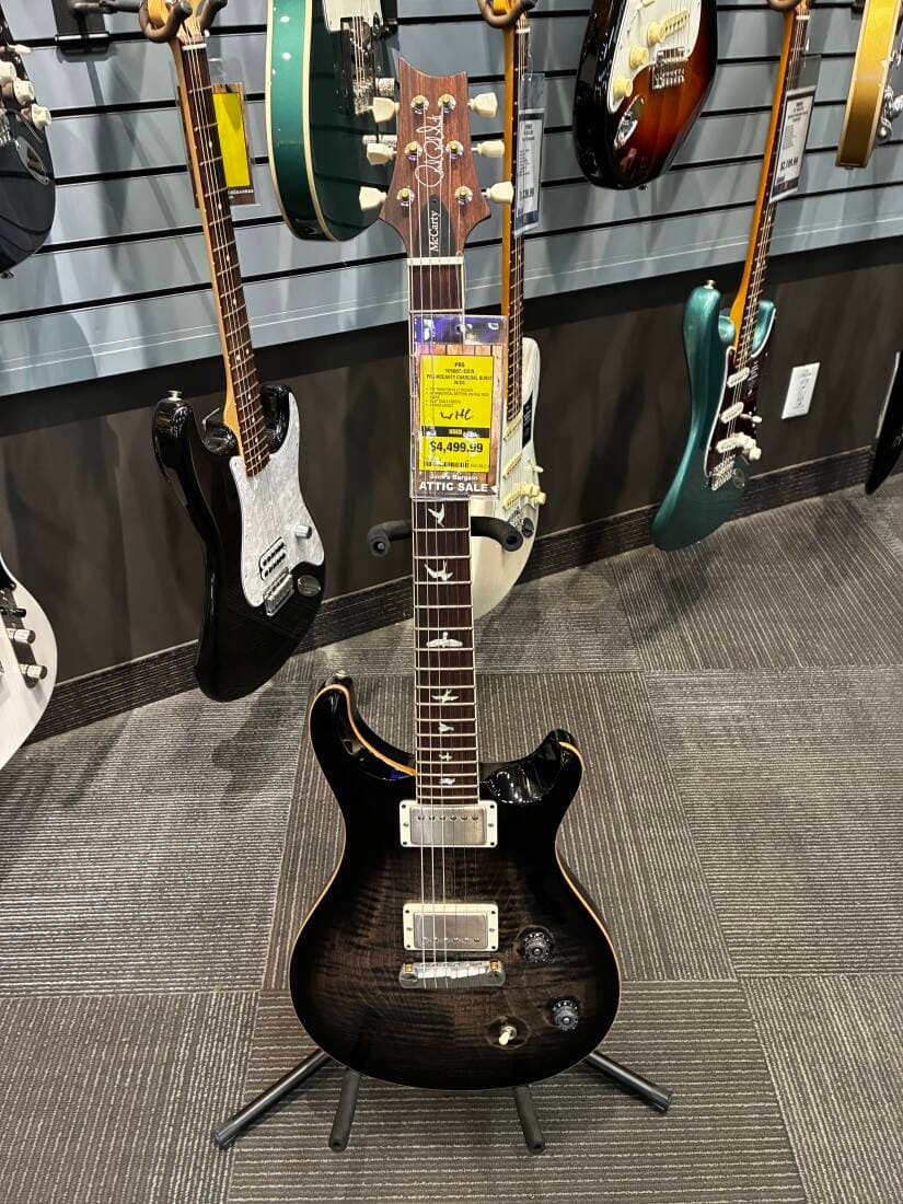 PRS MCCARTY CHARCOAL BURST W/CS