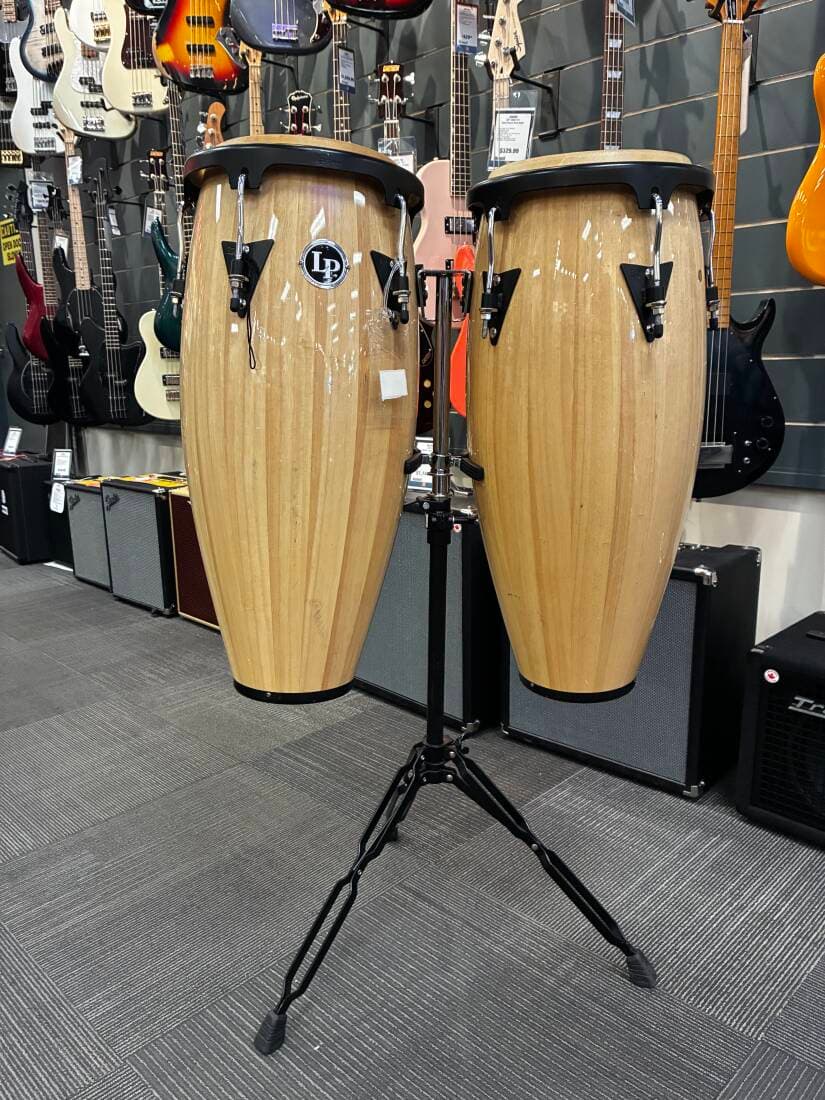 Latin Percusion Congas 10 Inches Pair