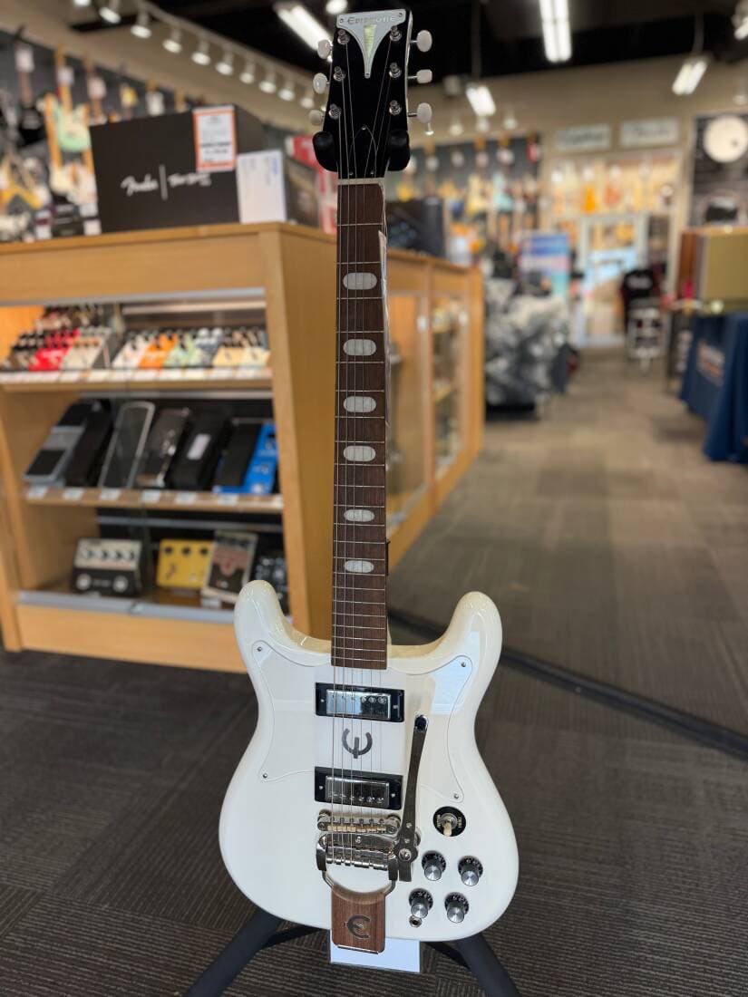 Epiphone - Crestwood Custom with Tremotone Tailpiece - Polaris White
