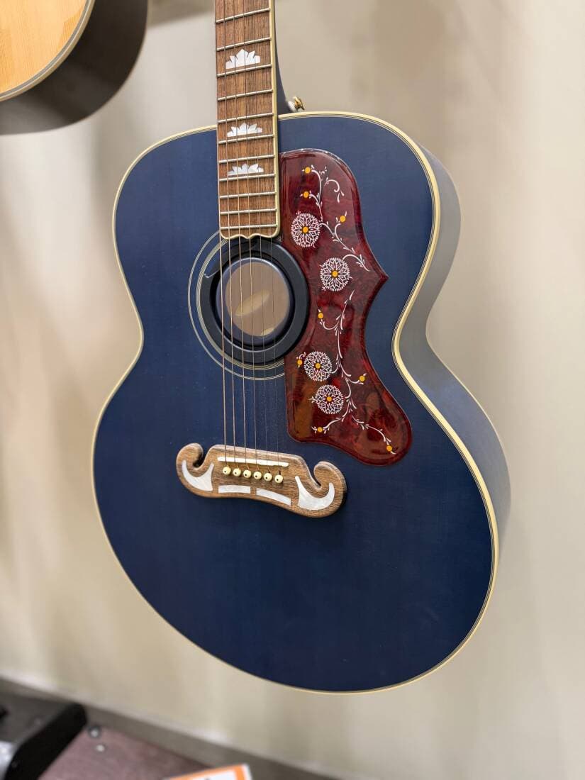 Epiphone - Limited Edition Inspired by Gibson J-200 Acoustic/Electric Guitar - Viper Blue