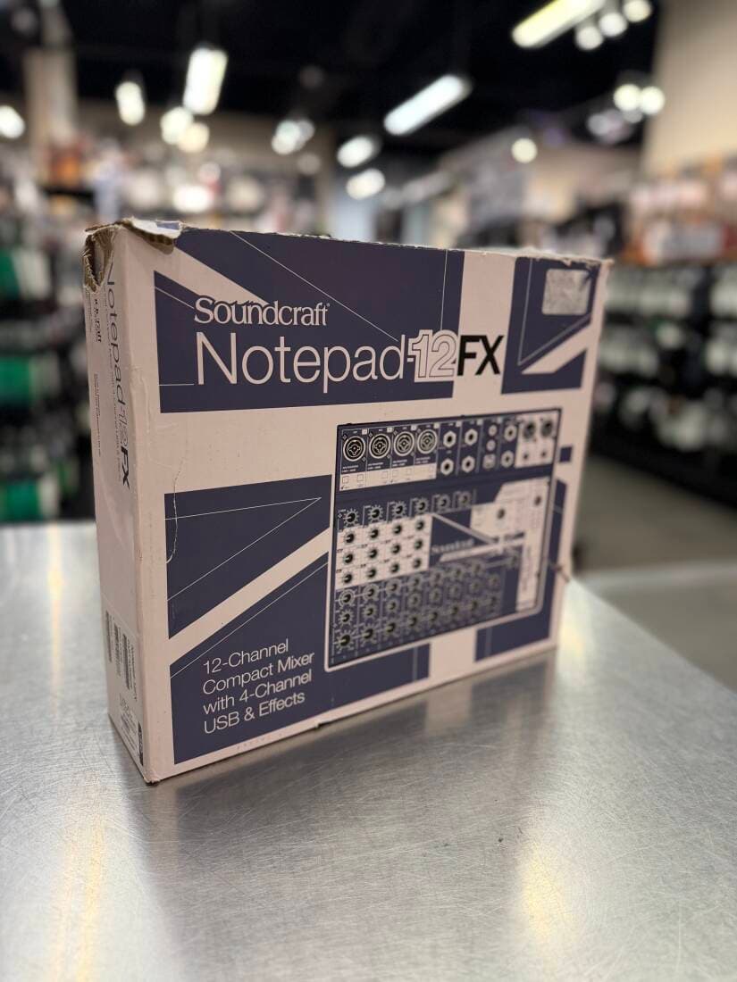 Soundcraft - NOTEPAD-12FX