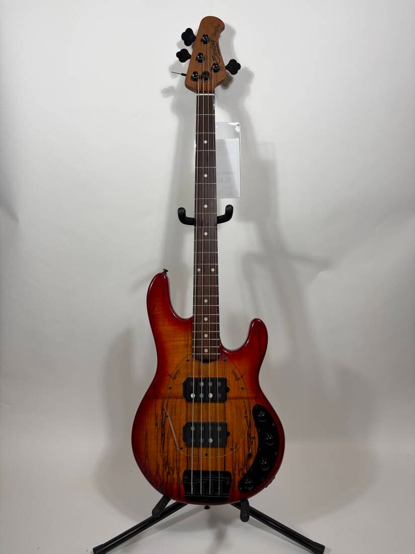 Sterling by Music Man - StingRay RAY34 HH with Spalted Maple Top Electric Bass
