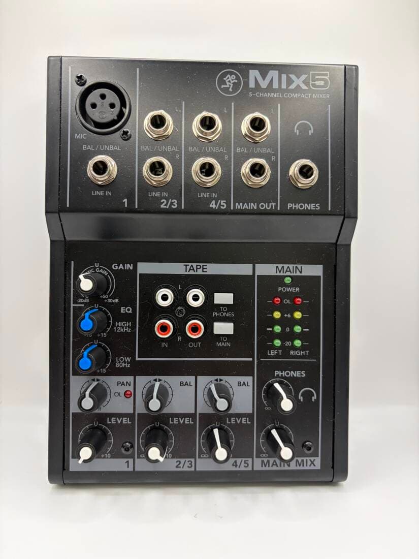 Mackie - MIX5 5-Channel Compact Mixer