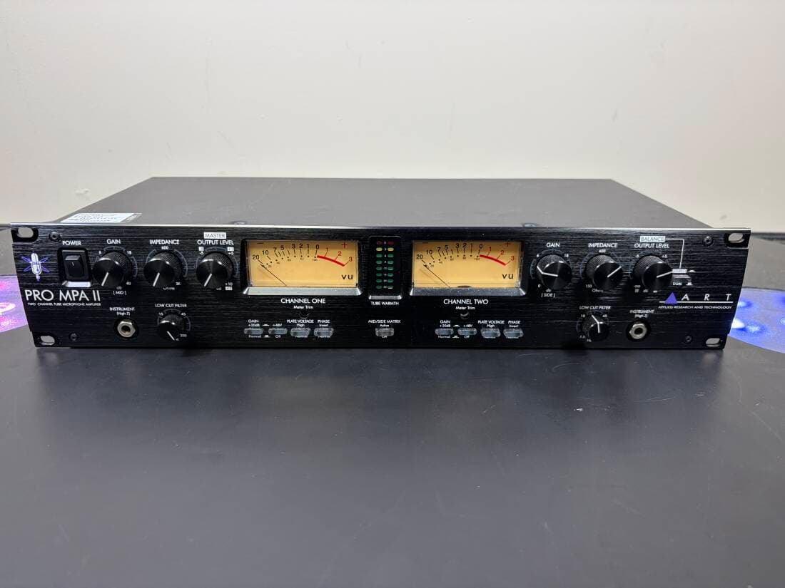 ART Pro Audio - Pro MPA-II Two Channel Studio Mic Preamp