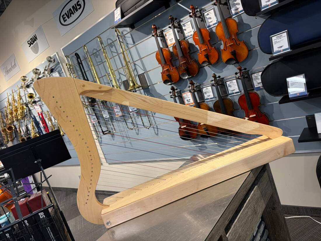 Harpsicle - Maple Stained Finish 26 String