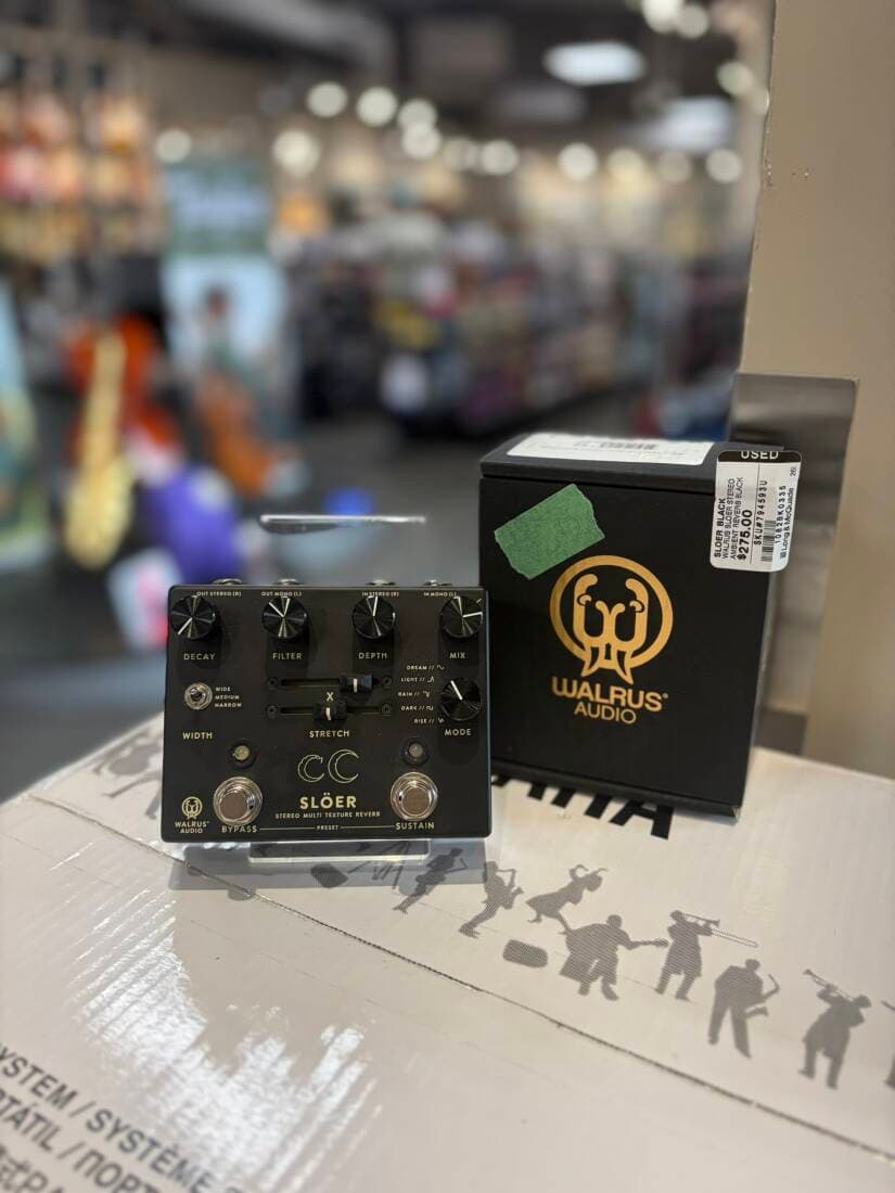 Walrus Audio - Sloer Stereo Ambient Reverb Black