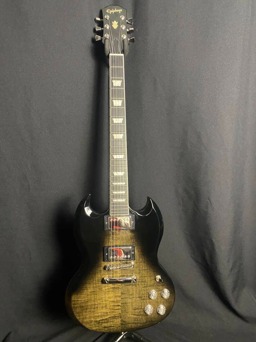 Epiphone - SG Modern - Figured Trans Black