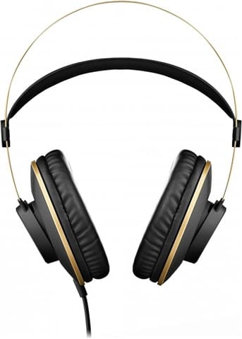 AKG Harman K92 Studio Over-Ear Headphones - Negro/Dorado, A