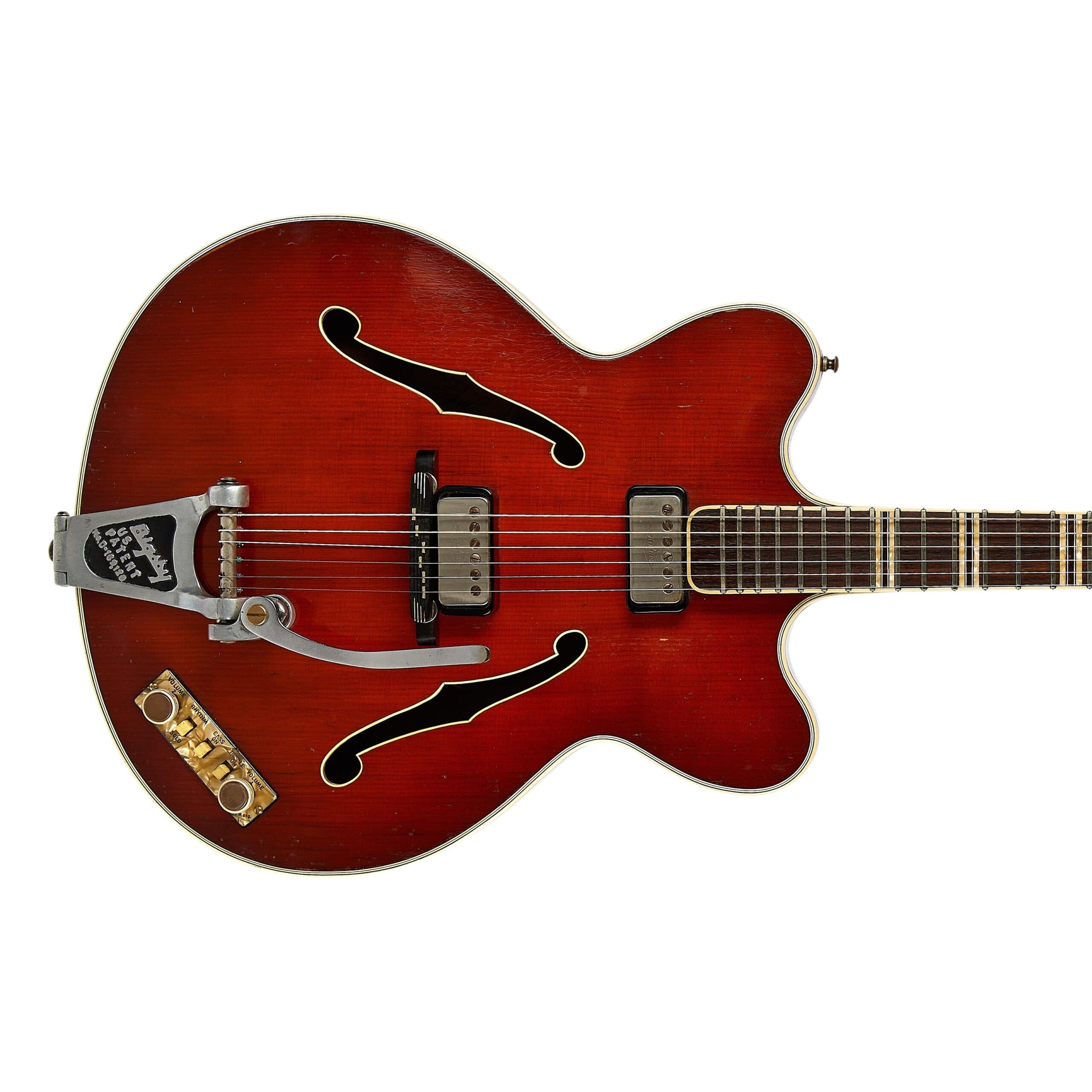 Hofner Verithin Translucent Cherry (Pre-Owned, Circa 1962, VG)