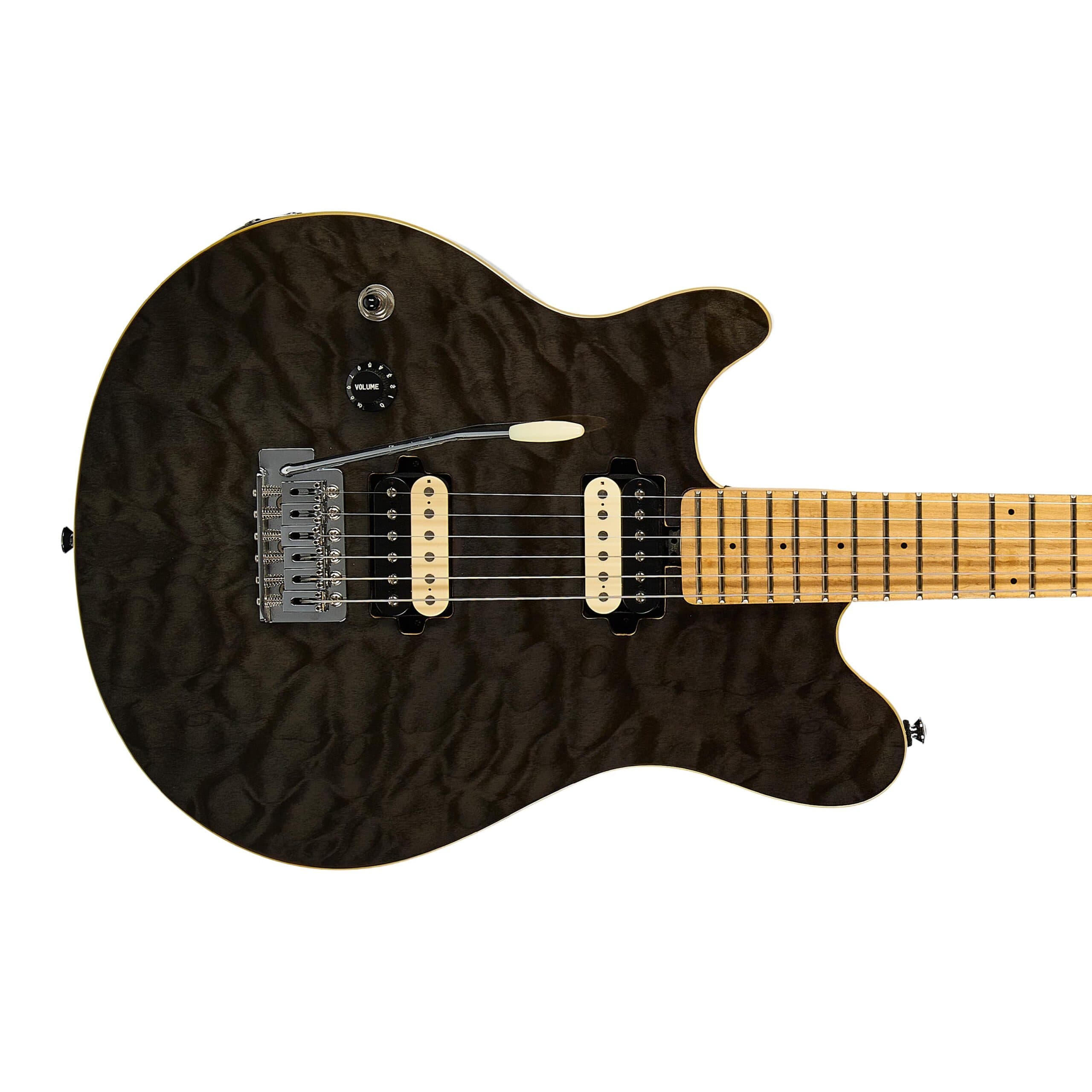 OLP (Official Licensed Product / Music Man Design) Axis Style Left Handed Trans Black (Pre-Owned, Circa 2000, VG+) #70750248
