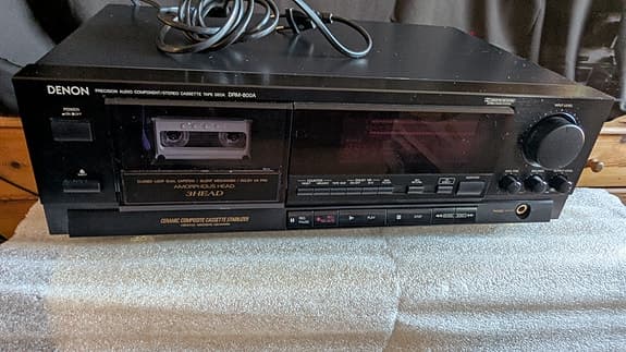 Denon DRM-800A kassettdeck – high-end 3-head