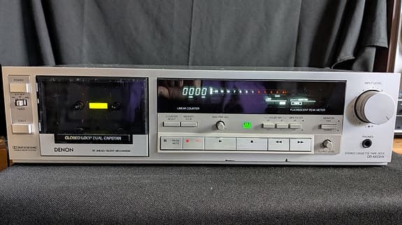 Denon DRM-33HX kassettdeck – klassisk Denon-kvalitet
