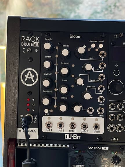 Qu-Bit Bloom v1 eurorackmodul svart