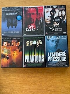 DVD filmer 6 st för 35kr