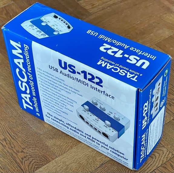 Tascam US-122 MIDI ljudkort, ny i förpackning