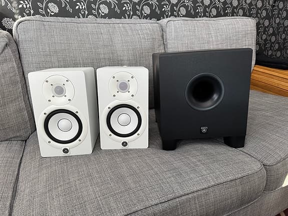 Yamaha HS5 studiomonitorer & HS8s subwoofer