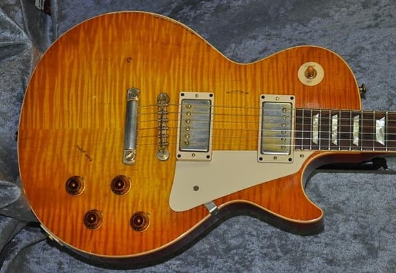 Gibson Les Paul Custom Shop 59 flametop! Vintage -73 goldtop