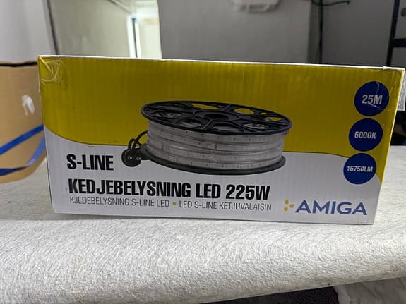 Amiga S-Line Double 25M ledslinga/ kedjebelysning LED 225W