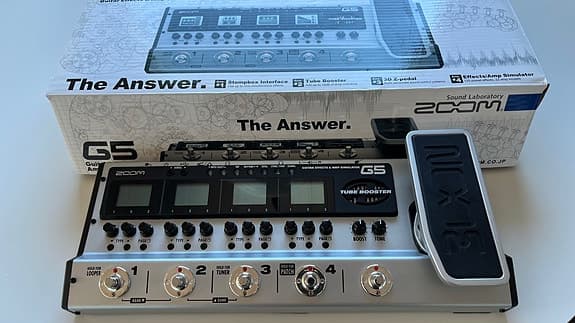 Zoom G5 Multieffektpedal gitarr