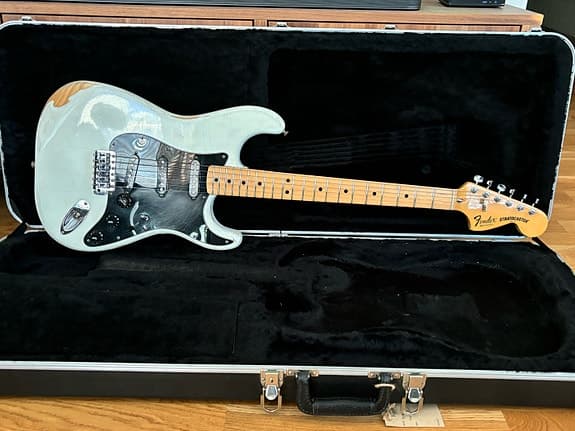 Fender Stratocaster Olympic White 1979 USA ev byte förslag.