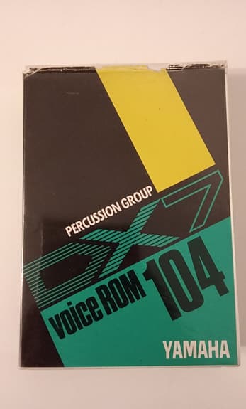 Yamaha DX7 VRC-104 Voice ROM percussion group