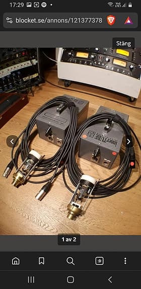 InnerTube RÖR Mod för Neumann U87ai U 87 Ai