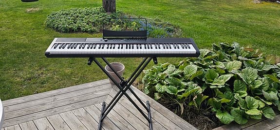 Gear4music SDP-2 stagepiano 88 tangenter svart