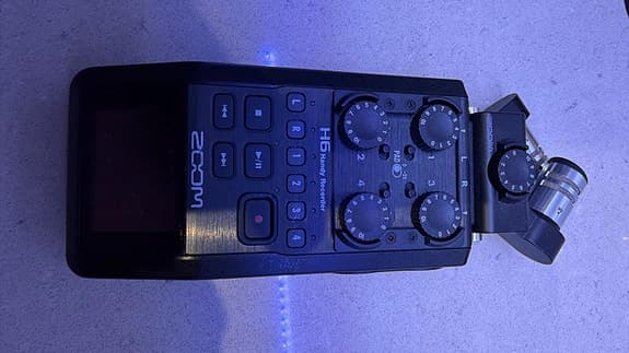 Zoom H6 Handy Recorder portabel inspelningsenhet