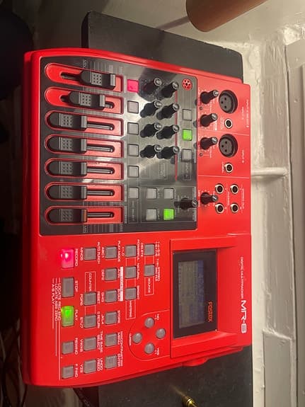 Fostex MR-8 digital inspelningsstudio röd