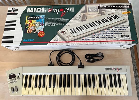 Vintage MIDI-keyboard – Quickshot MIDI Composer