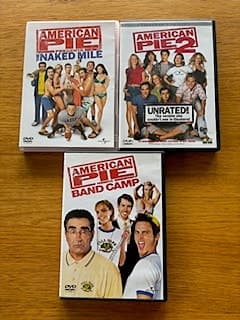 Samling DVD-filmer komedi och action
