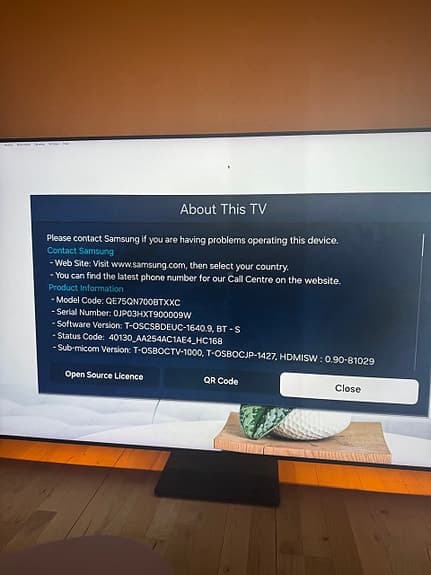 Samsung QE75QN700BTXXC 75" 8K QLED TV