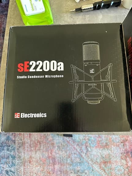 SE Electronics Studiopaket – Mikrofon + Reflexion Filter + Popfilter