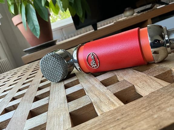Blue Spark Condenser Microphone in like-new condition