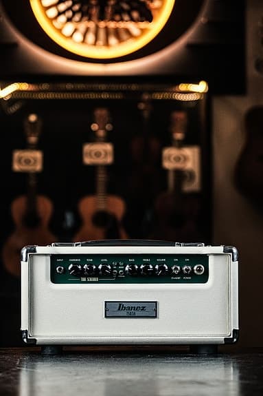 2010s Ibanez TSA15H Tube Screamer 15W Tube Guitar Amp Head white