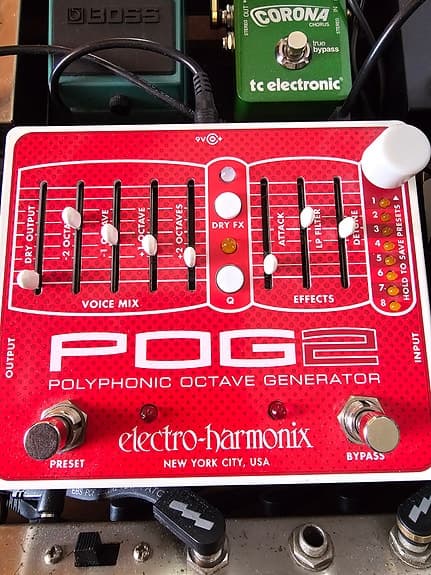 Electro-Harmonix POG2 polyphonic octave generator gitarrpedal