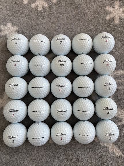 25st Titleist ProV1 Klass A 2025