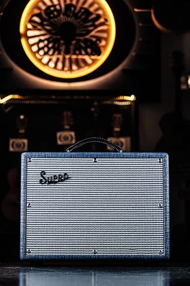 USED Supro 1970RK Keeley Custom 25-Watt 1x10´ Guitar Combo blue rhino´