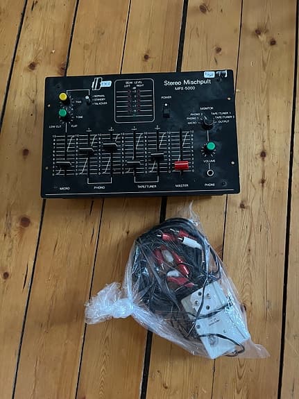 DB Stereo Mischpult MPX-5000 mixerbord svart