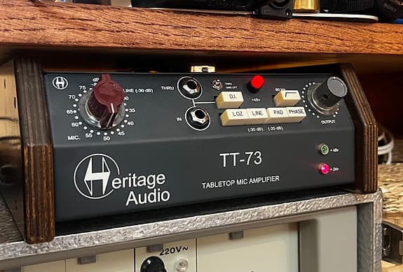 Heritage Audio TT-73 Preamp - Neve 1073-klon