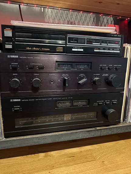Yamaha, fisher & sansui