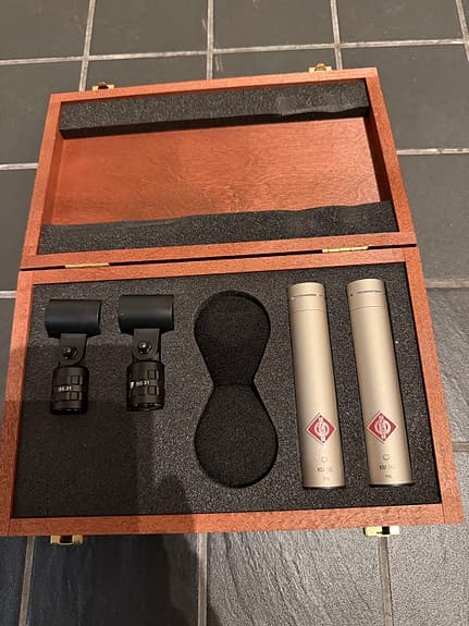 Neumann KM 184 stereoset kondensatormikrofoner