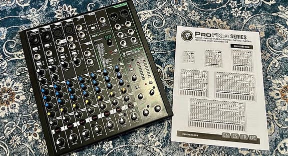 Mackie ProFX10 v3 mixer med audio interface