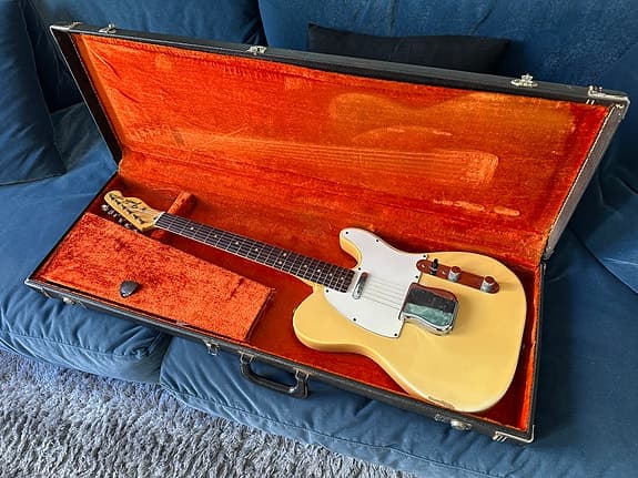 Fender Telecaster Olympic vit 1970