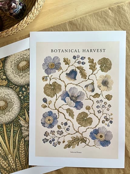 Botanisk A3 poster