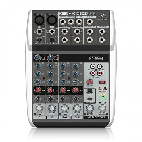 Behringer XENYX Q802USB USB-mixer