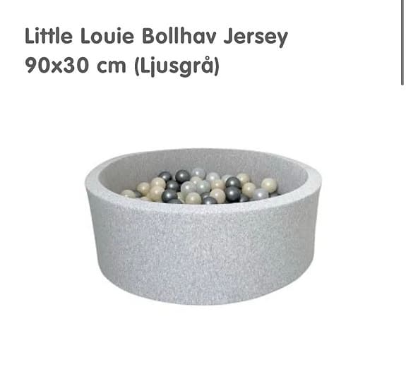 Little Louie bollhav med bollar ljusgrå Jersey