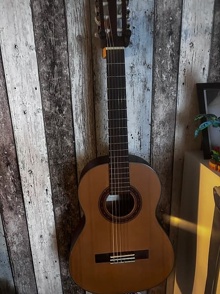 Klassisk gitarr utan defekter